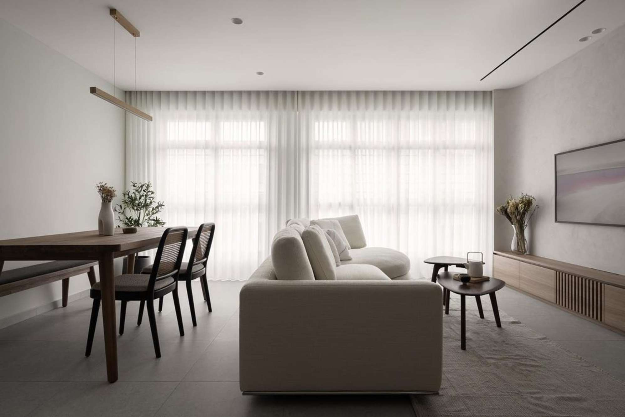 Dining Table And Sofa In Same Room